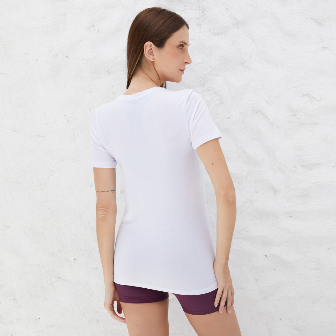 Tech T-Shirt Modal Premium Feminina | Basico.com - Branco