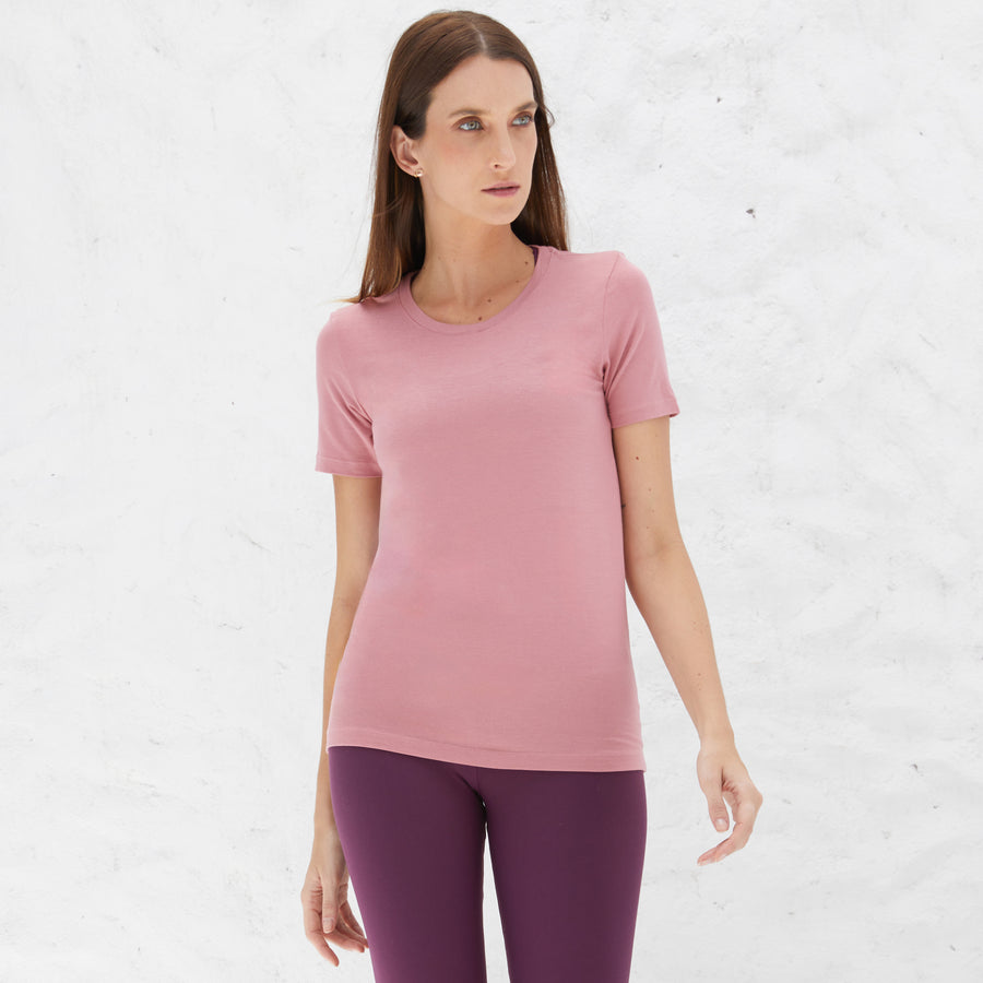 Tech T-Shirt Modal Premium Feminina | Basico.com - Rose